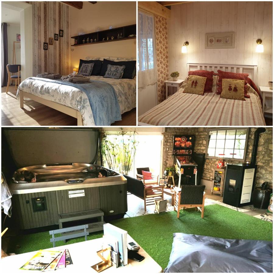 Marolles  Le Grand Cedre Spa Et Sauna Interieur Piscine מראה חיצוני תמונה