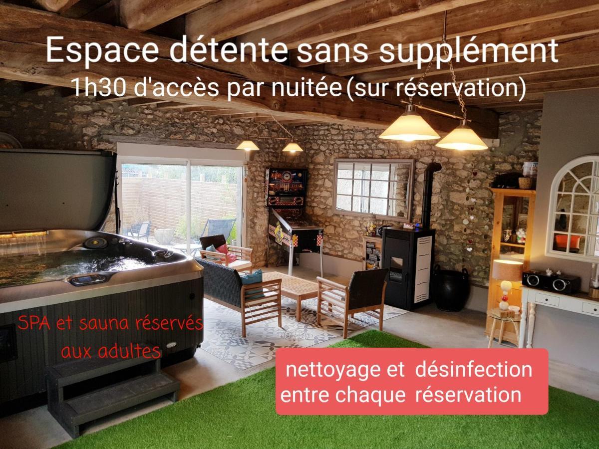 Marolles  Le Grand Cedre Spa Et Sauna Interieur Piscine מראה חיצוני תמונה